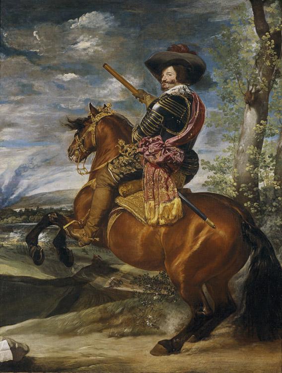 Diego Velazquez Count-Duke of Olivares on Horseback (df01) China oil painting art